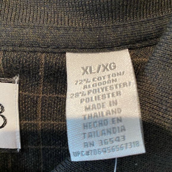 Geoffrey Beene men’s long sleeve polo shirt, polyester knit, size XL, NWT - Picture 2 of 7